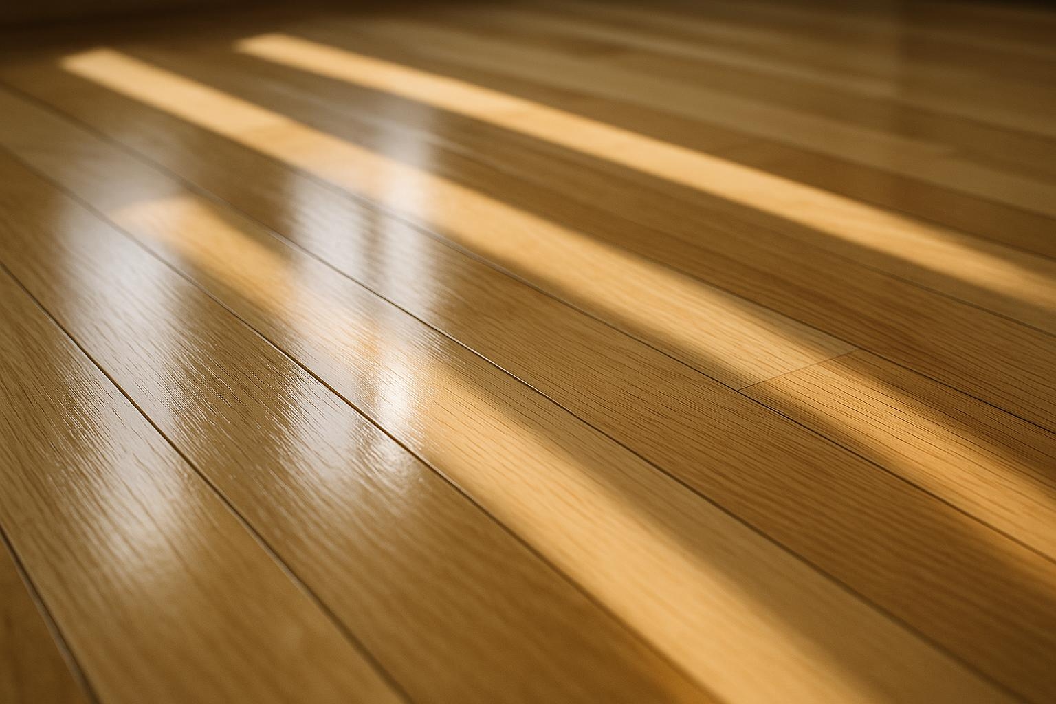 Soggiorno con parquet curato in un appartamento