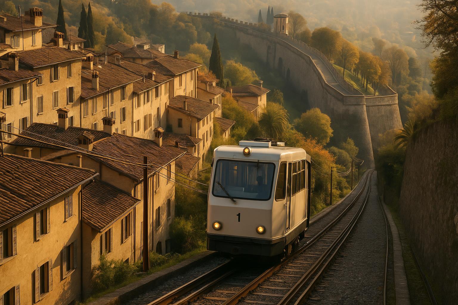 Scorcio caratteristico di Bergamo