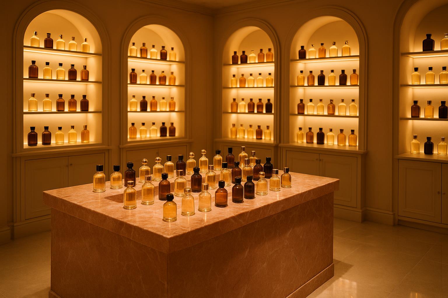 Interno retail con pavimento lucido e vetrine trasparenti