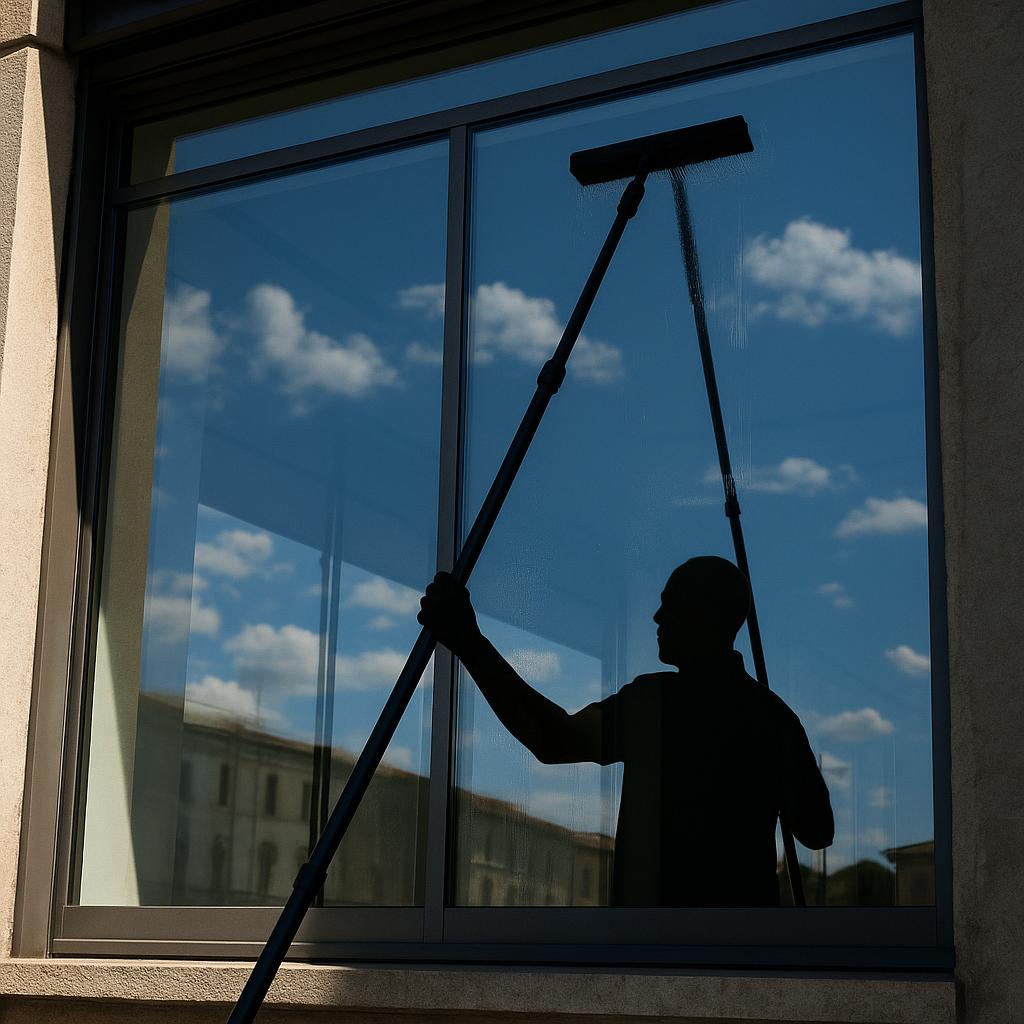 Pulizia vetri e vetrate - intervento professionale