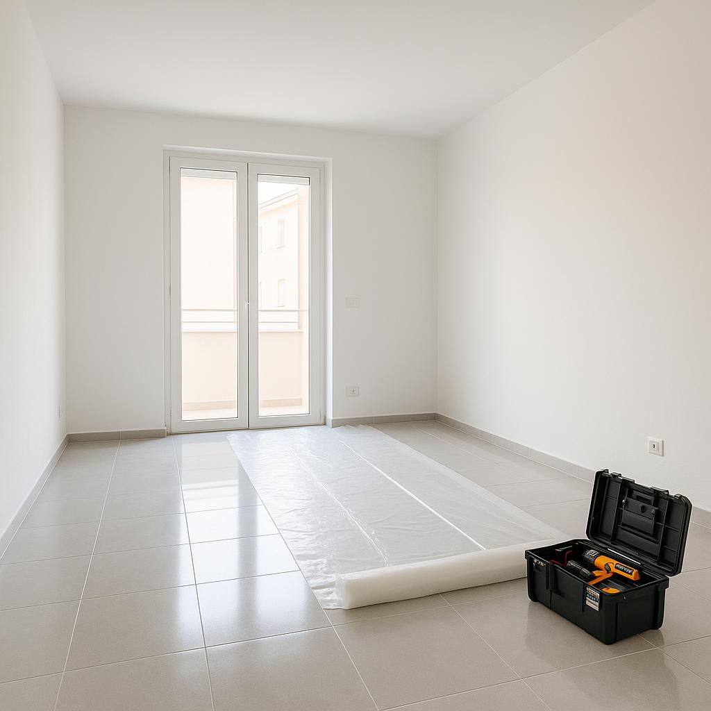 Pulizie post ristrutturazione - ambiente di lavoro